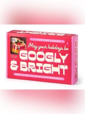 New! Google & Bright Countdown Google-eye ornament kit